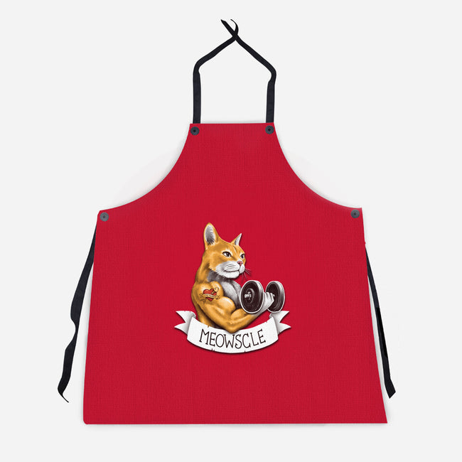 Meowscle-unisex kitchen apron-C0y0te7