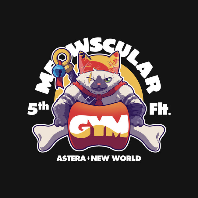 Meowscular Gym-none basic tote-KindaCreative