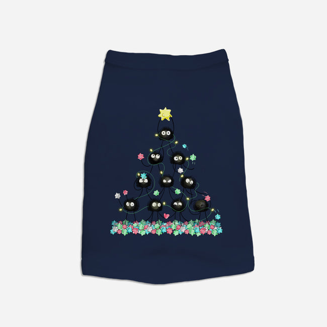 Merry Dusty Christmas!-dog basic pet tank-soulful