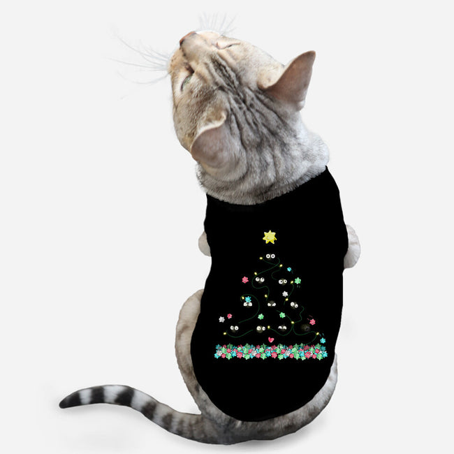 Merry Dusty Christmas!-cat basic pet tank-soulful