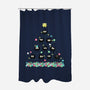 Merry Dusty Christmas!-none polyester shower curtain-soulful