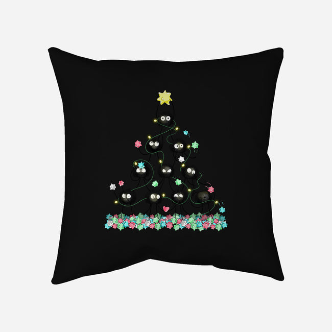 Merry Dusty Christmas!-none removable cover w insert throw pillow-soulful