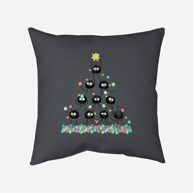 Merry Dusty Christmas!-none removable cover w insert throw pillow-soulful