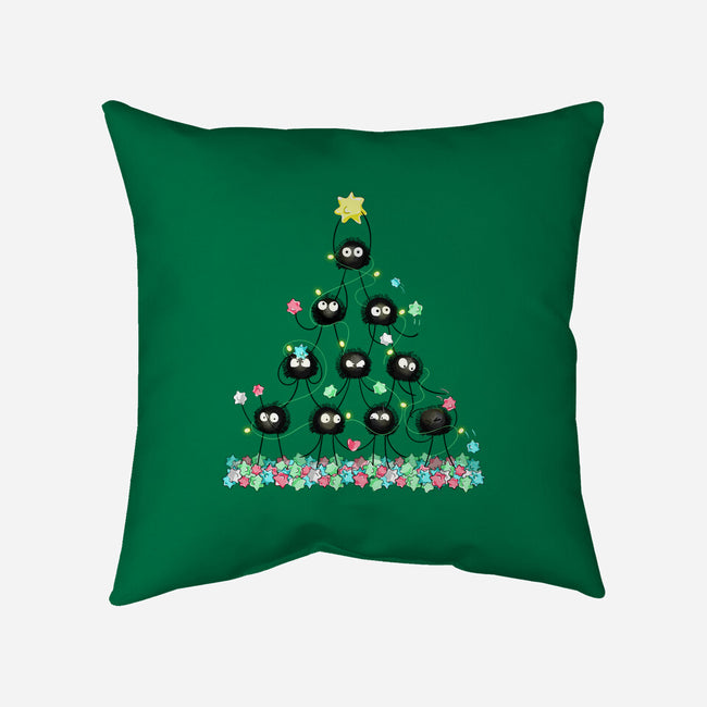 Merry Dusty Christmas!-none removable cover w insert throw pillow-soulful