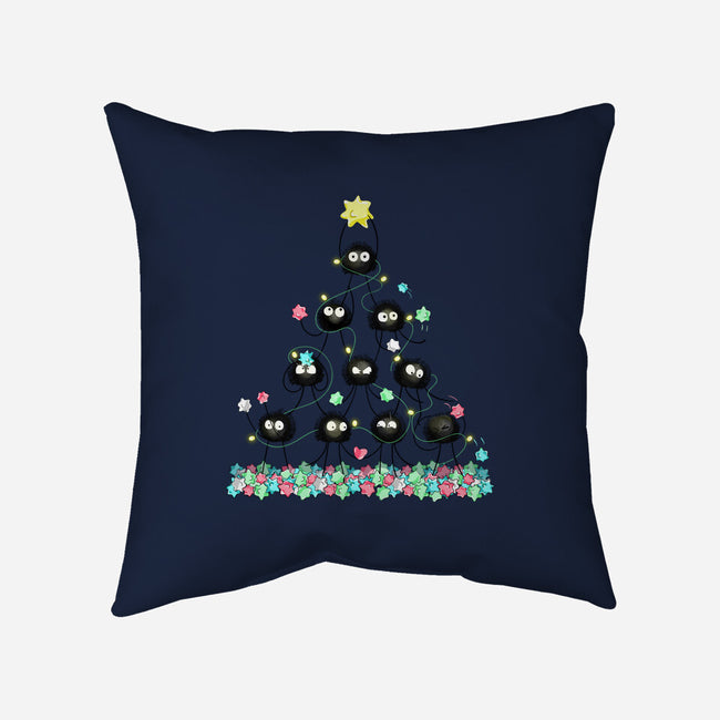 Merry Dusty Christmas!-none removable cover w insert throw pillow-soulful