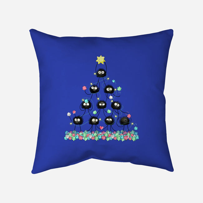 Merry Dusty Christmas!-none removable cover w insert throw pillow-soulful