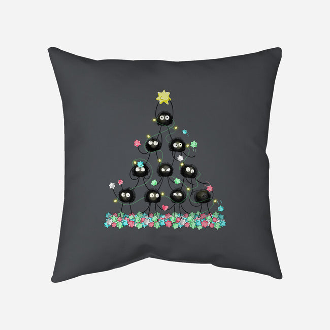 Merry Dusty Christmas!-none removable cover throw pillow-soulful