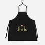 Merry Extinction-unisex kitchen apron-Teo Zed