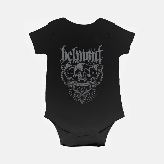 Metalvania-baby basic onesie-draculabyte