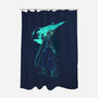 Meteor Shower-none polyester shower curtain-Donnie