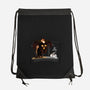 Mew Shall Not Pass-none drawstring bag-queenmob
