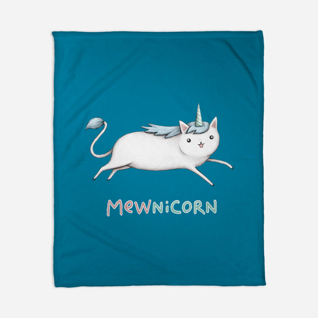 Mewnicorn-none fleece blanket-SophieCorrigan
