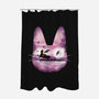 Midnight Delivery-none polyester shower curtain-dandingeroz