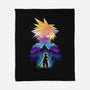 Midnight Hearts-none fleece blanket-dandingeroz
