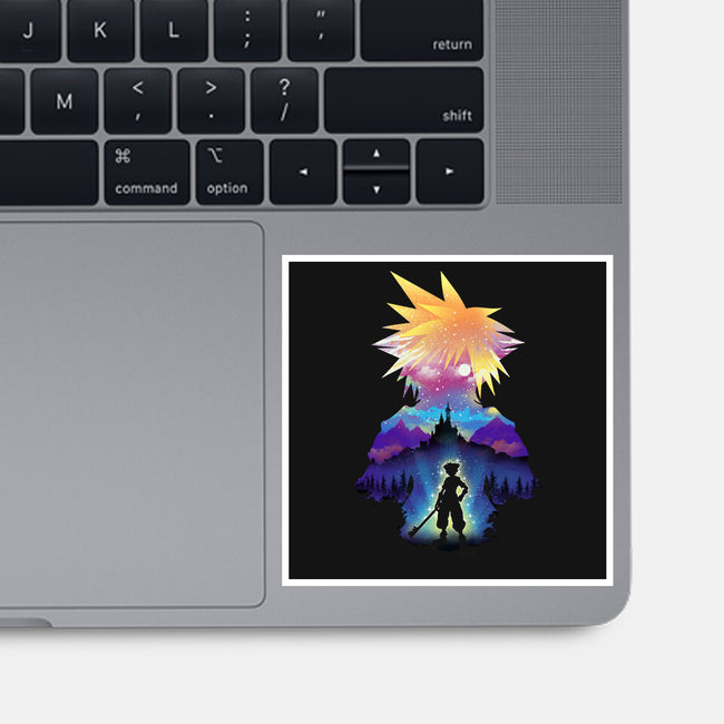 Midnight Hearts-none glossy sticker-dandingeroz