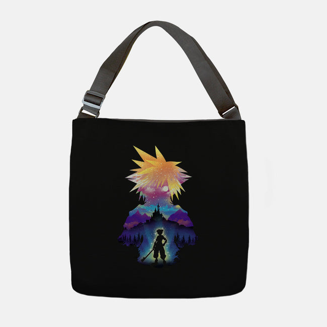 Midnight Hearts-none adjustable tote-dandingeroz