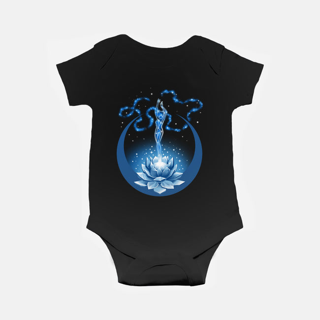 Millennium Crystal-baby basic onesie-Kat_Haynes