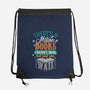 Million Books I Haven't Read-none drawstring bag-neverbluetshirts