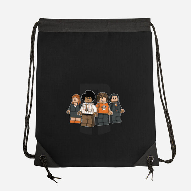 Mini Crowd-none drawstring bag-powerpig