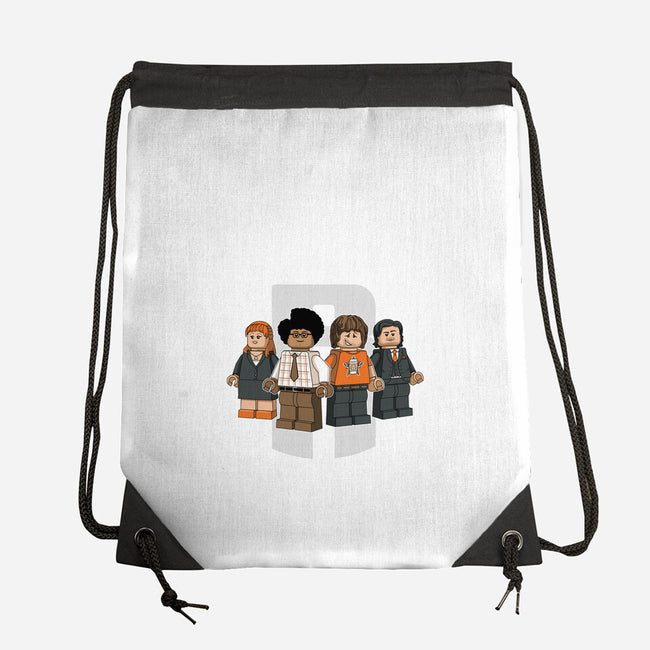 Mini Crowd-none drawstring bag-powerpig