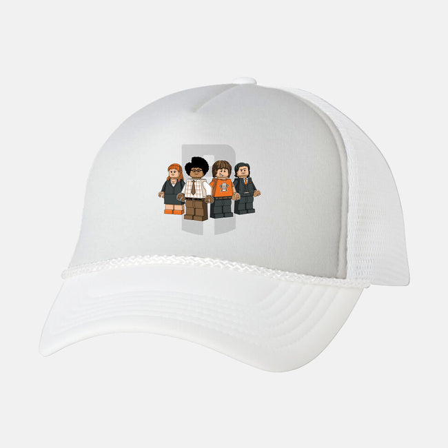 Mini Crowd-unisex trucker hat-powerpig