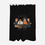 Mini Crowd-none polyester shower curtain-powerpig