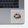 Mini Crowd-none glossy sticker-powerpig