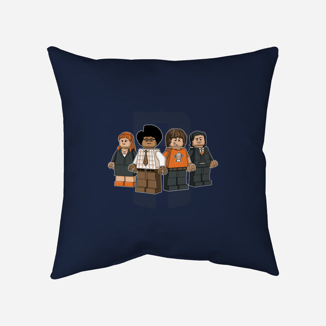 Mini Crowd-none non-removable cover w insert throw pillow-powerpig