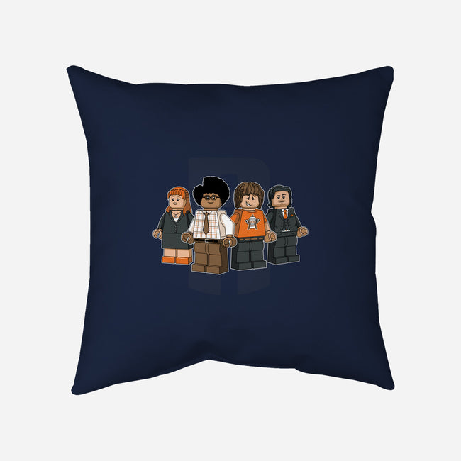 Mini Crowd-none removable cover throw pillow-powerpig