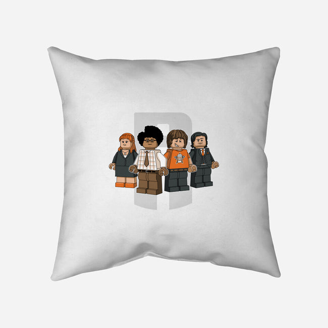 Mini Crowd-none removable cover throw pillow-powerpig