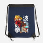 Mini Fighters-none drawstring bag-mankeeboi