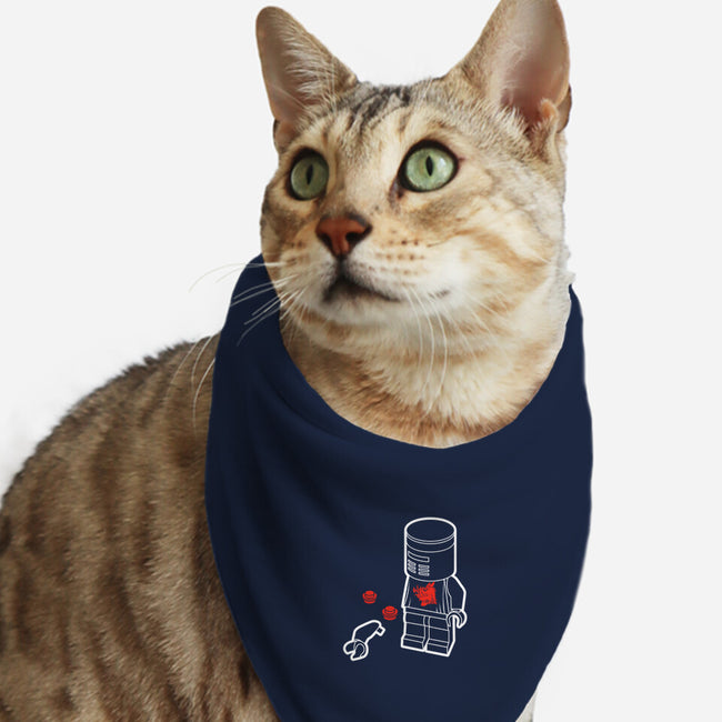 Mini Flesh Wound-cat bandana pet collar-Brinkerhoff