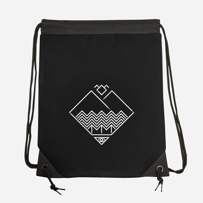 Minimal Peaks-none drawstring bag-spike00