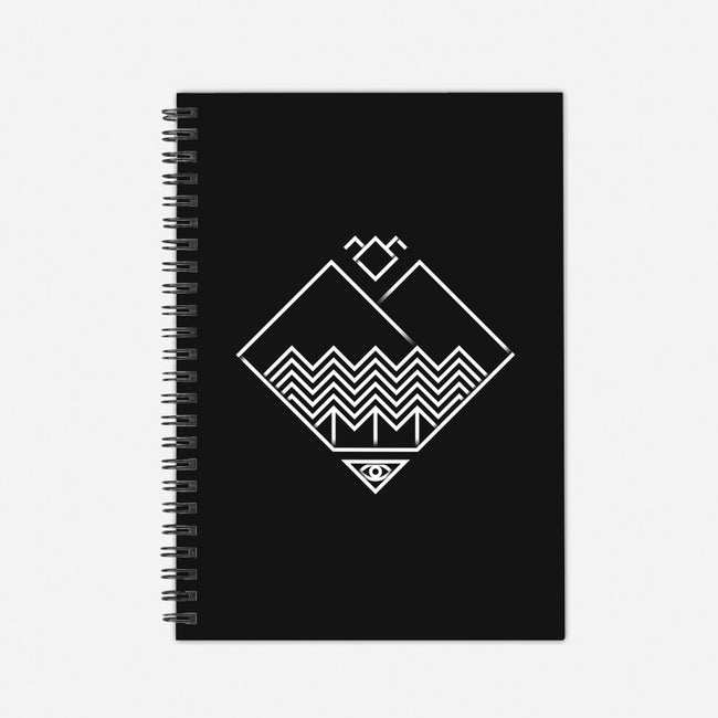 Minimal Peaks-none dot grid notebook-spike00