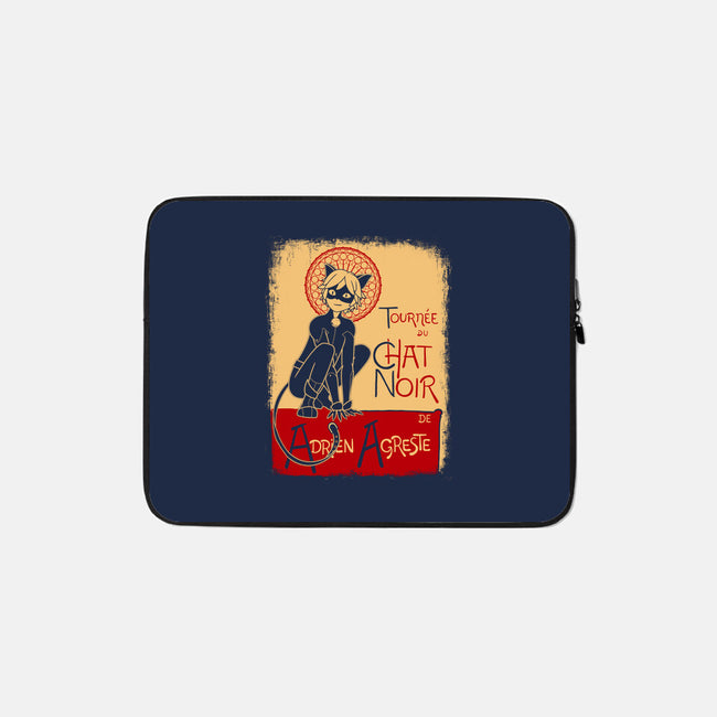 Miraculous Chat-none zippered laptop sleeve-GallifreyaDs