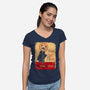 Miraculous Chat-womens v-neck tee-GallifreyaDs
