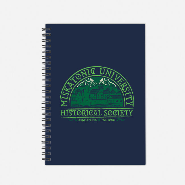 Miskatonic History Society-none dot grid notebook-MJ