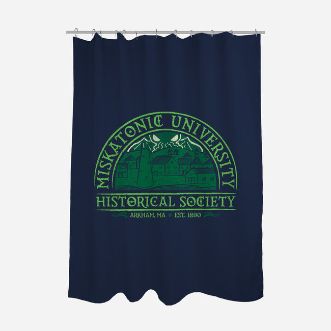 Miskatonic History Society-none polyester shower curtain-MJ