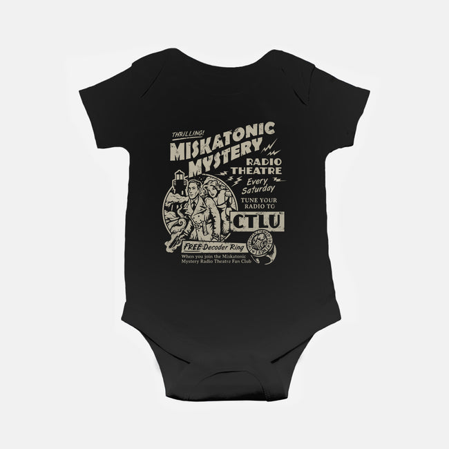 Miskatonic Mystery-baby basic onesie-heartjack
