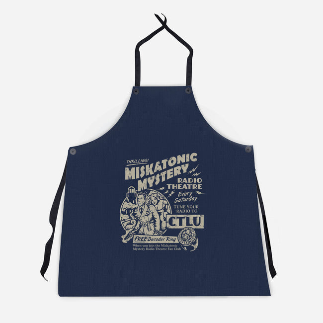 Miskatonic Mystery-unisex kitchen apron-heartjack