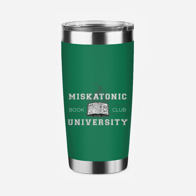 Miskatonic University-none stainless steel tumbler drinkware-andyhunt