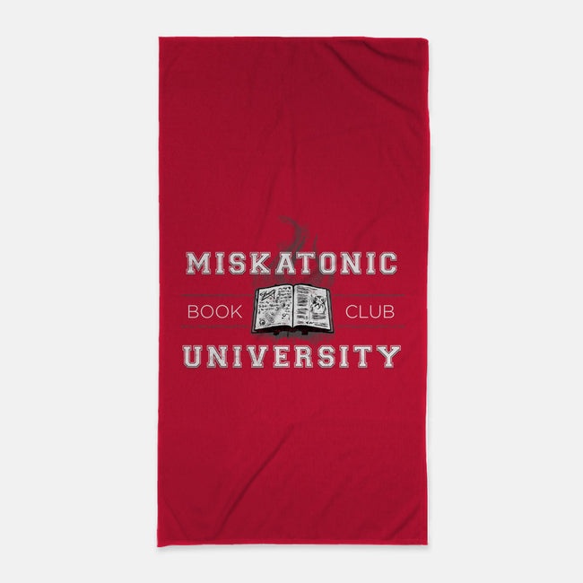 Miskatonic University-none beach towel-andyhunt