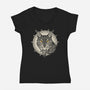 Mistress of Night-womens v-neck tee-RAIDHO