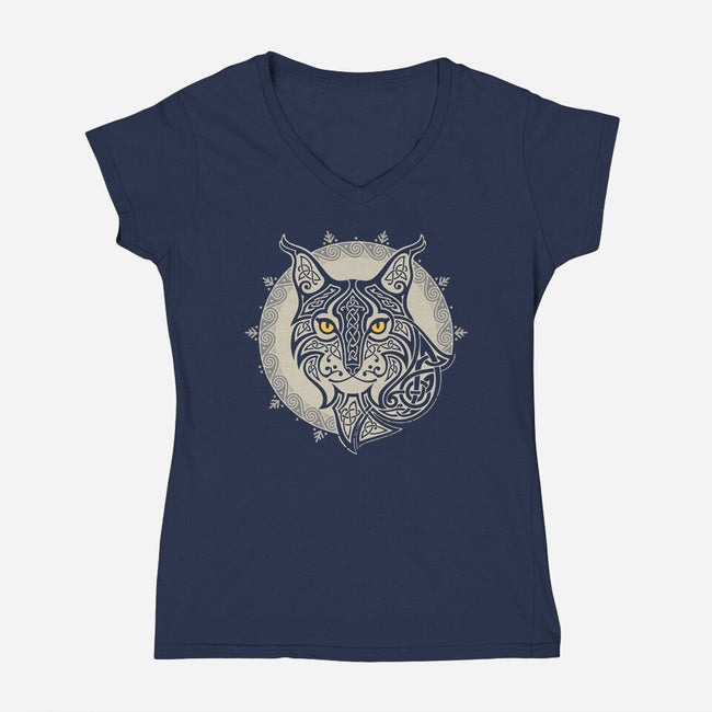 Mistress of Night-womens v-neck tee-RAIDHO