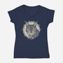 Mistress of Night-womens v-neck tee-RAIDHO