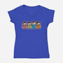 Mitesized Beatles-womens v-neck tee-Nemons