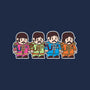Mitesized Beatles-womens v-neck tee-Nemons