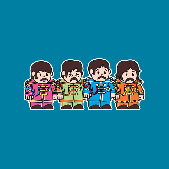Mitesized Beatles-none removable cover w insert throw pillow-Nemons