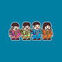 Mitesized Beatles-none removable cover w insert throw pillow-Nemons