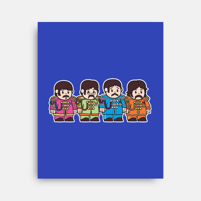 Mitesized Beatles-none stretched canvas-Nemons